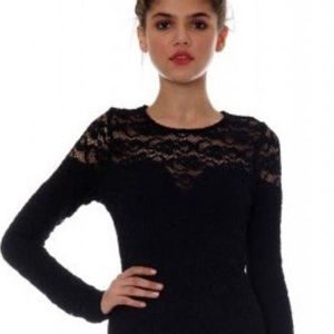 Nightcap lace long sleeve top